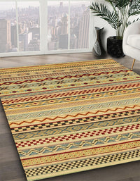 Abstract Orange Modern Rug, abs2239