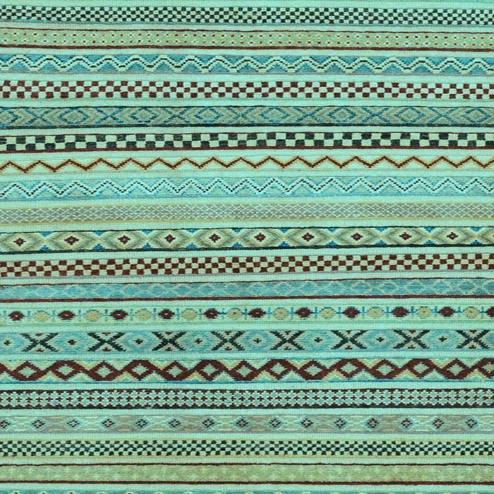 Square Abstract Light Blue Modern Rug, abs2239lblu