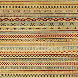 Square Abstract Orange Modern Rug, abs2239