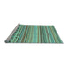 Sideview of Machine Washable Abstract Light Blue Modern Rug, wshabs2239lblu