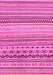 Machine Washable Abstract Pink Modern Rug, wshabs2239pnk