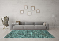 Machine Washable Abstract Light Blue Modern Rug, wshabs223lblu