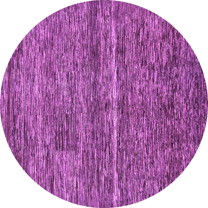 Round Machine Washable Abstract Purple Modern Area Rugs, wshabs223pur