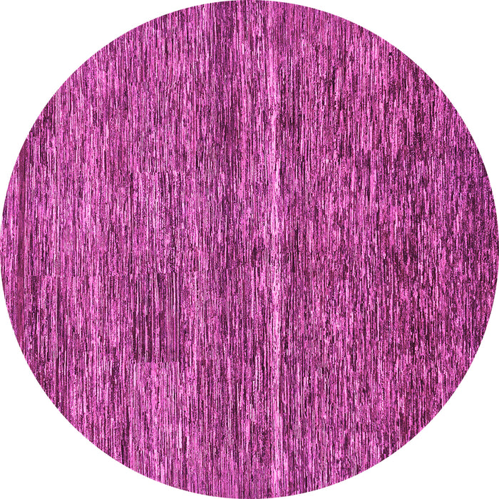 Round Machine Washable Abstract Pink Modern Rug, wshabs223pnk