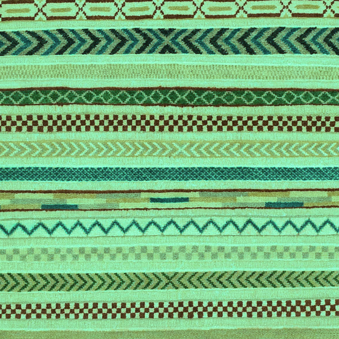 Machine Washable Abstract Turquoise Modern Area Rugs, wshabs2240turq