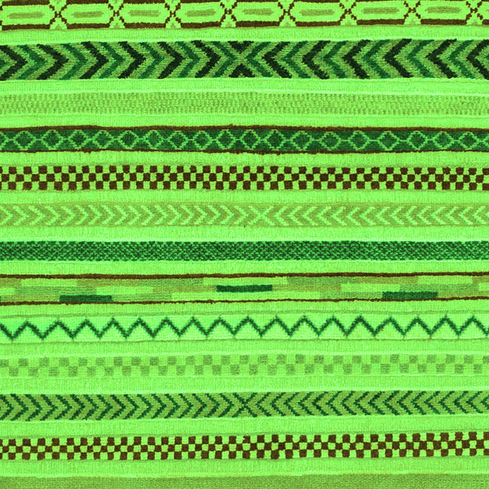 Machine Washable Abstract Green Modern Area Rugs, wshabs2240grn
