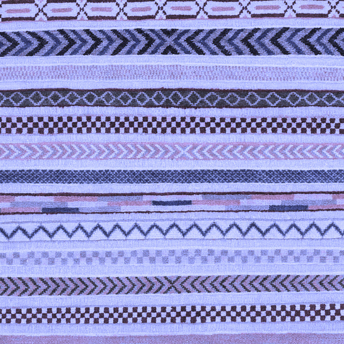 Abstract Blue Modern Rug, abs2240blu