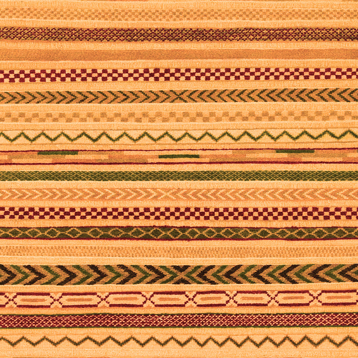 Square Abstract Orange Modern Rug, abs2240org