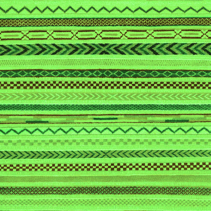 Square Machine Washable Abstract Green Modern Area Rugs, wshabs2240grn