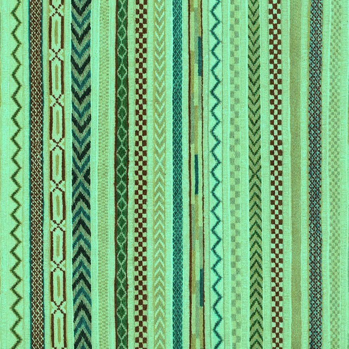 Square Abstract Turquoise Modern Rug, abs2240turq