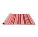 Modern Red Washable Rugs