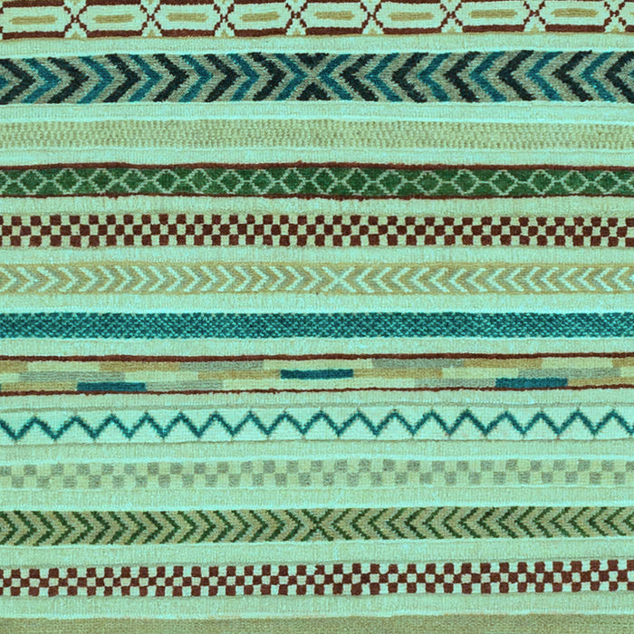 Abstract Light Blue Modern Rug, abs2240lblu