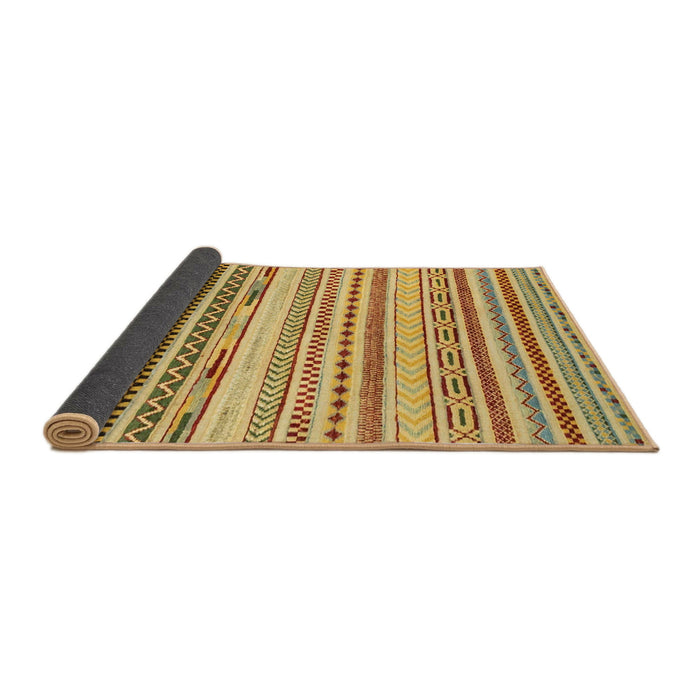 Sideview of Abstract Red Modern Rug, abs2241