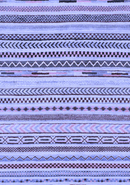 Abstract Blue Modern Rug, abs2241blu