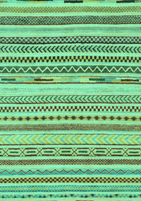 Abstract Turquoise Modern Rug, abs2241turq