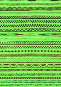 Abstract Green Modern Rug, abs2241grn