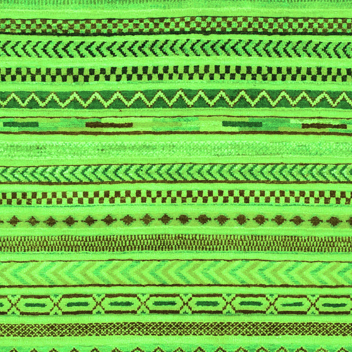 Machine Washable Abstract Green Modern Area Rugs, wshabs2241grn