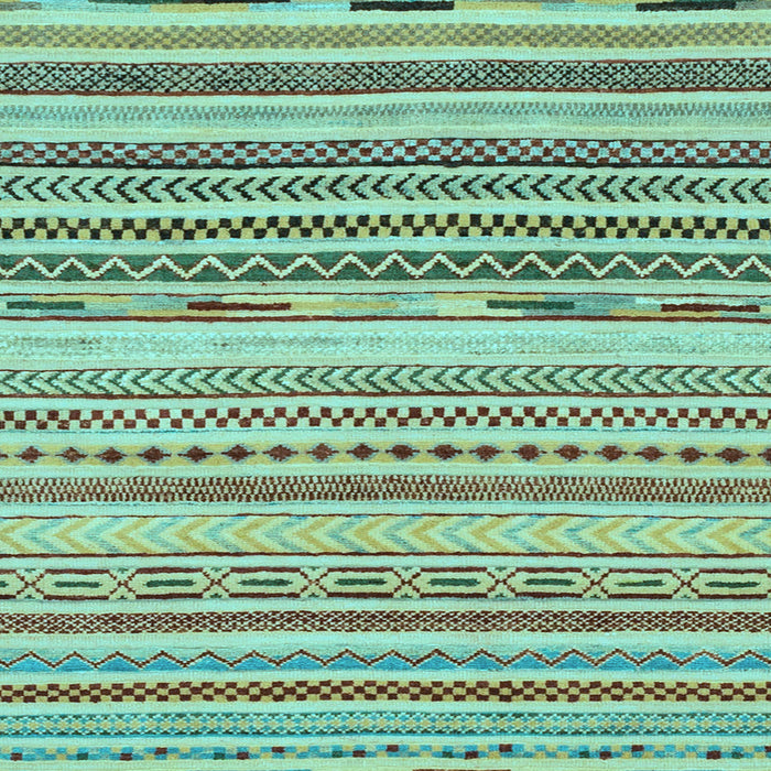 Square Machine Washable Abstract Light Blue Modern Rug, wshabs2241lblu