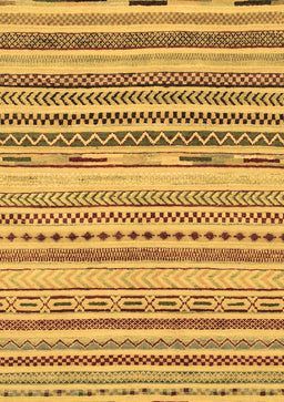 Abstract Brown Modern Rug, abs2241brn