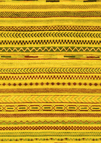 Abstract Yellow Modern Rug, abs2241yw