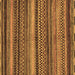 Square Abstract Brown Modern Rug, abs2242brn