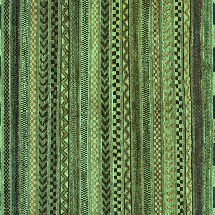 Square Machine Washable Abstract Turquoise Modern Area Rugs, wshabs2242turq