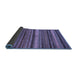 Sideview of Abstract Blue Modern Rug, abs2242blu