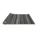 Sideview of Abstract Gray Modern Rug, abs2242gry