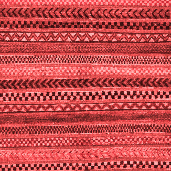 Machine Washable Abstract Red Modern Rug, wshabs2242red