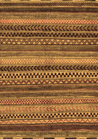 Abstract Brown Modern Rug, abs2242brn