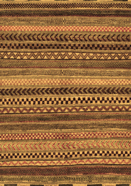 Abstract Brown Modern Rug, abs2242brn