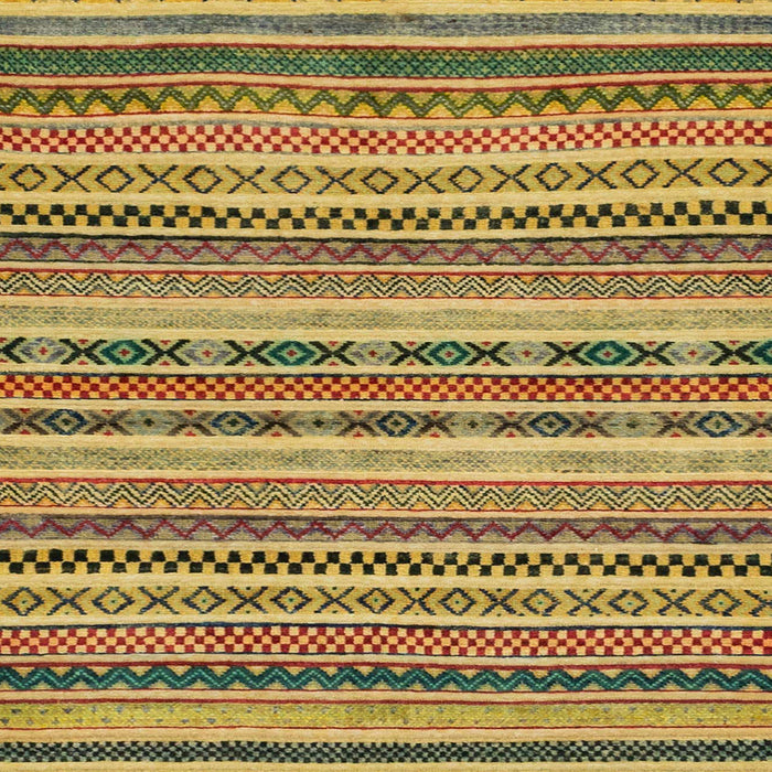 Square Abstract Yellow Modern Rug, abs2243