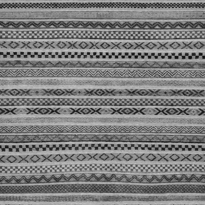 Square Machine Washable Abstract Gray Modern Rug, wshabs2243gry
