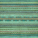 Square Machine Washable Abstract Light Blue Modern Rug, wshabs2243lblu