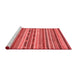 Modern Red Washable Rugs