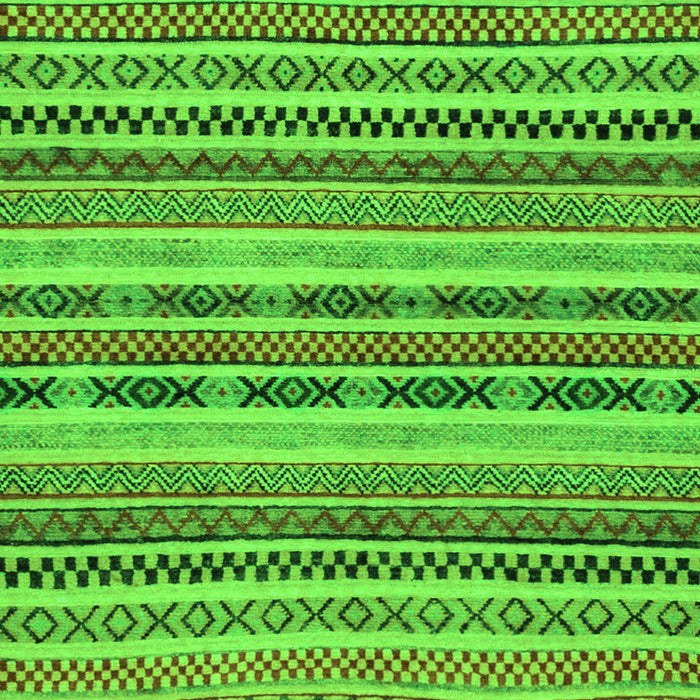 Machine Washable Abstract Green Modern Area Rugs, wshabs2243grn