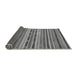 Sideview of Abstract Gray Modern Rug, abs2243gry