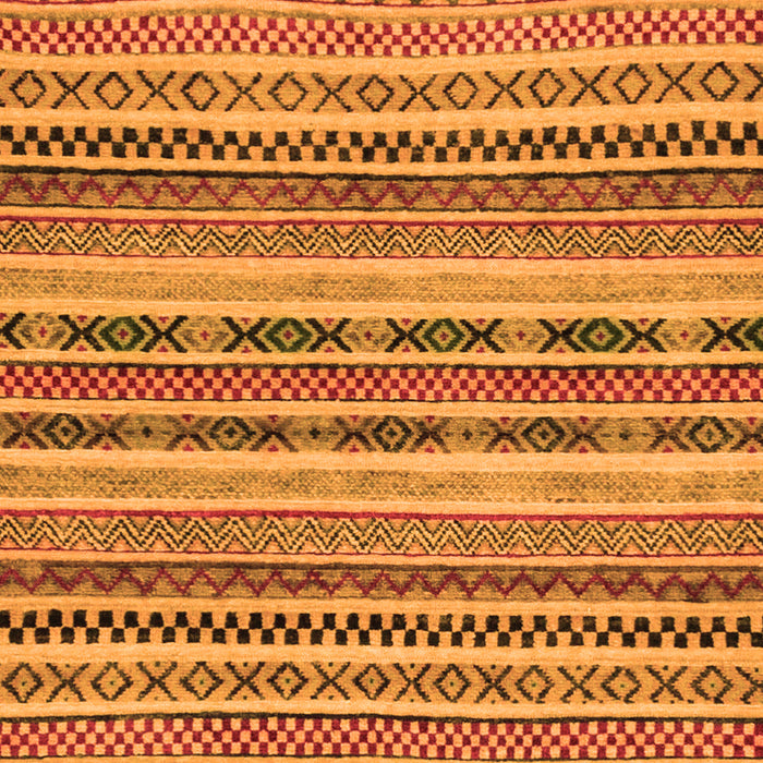 Machine Washable Abstract Orange Modern Area Rugs, wshabs2243org