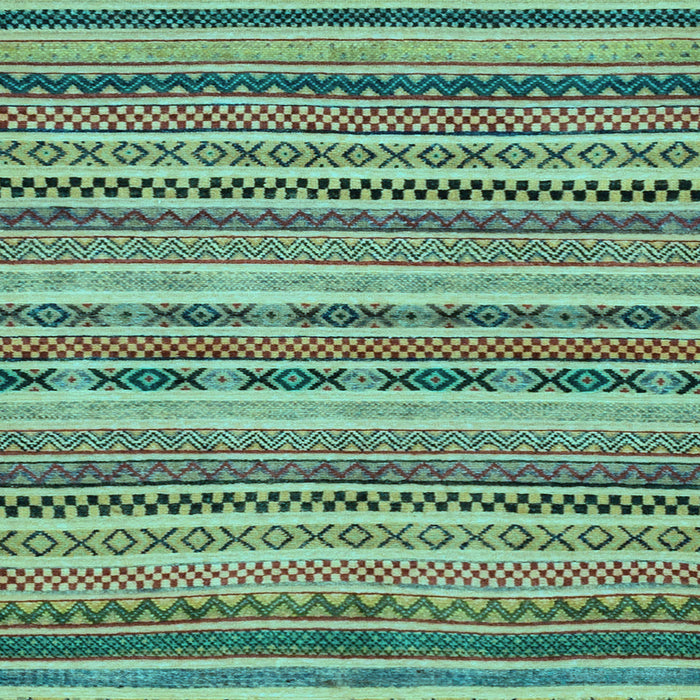 Square Abstract Light Blue Modern Rug, abs2243lblu