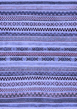 Abstract Blue Modern Rug, abs2243blu