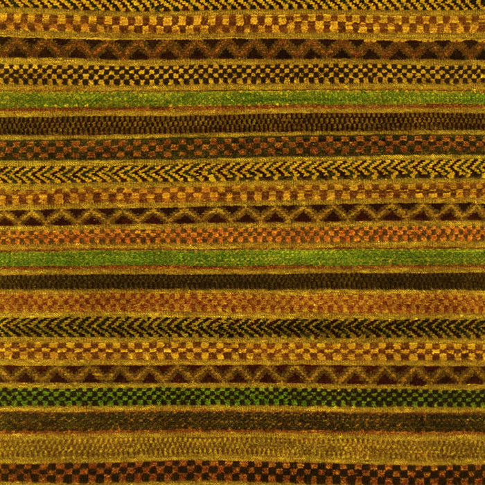 Machine Washable Oriental Yellow Modern Rug, wshabs2244yw