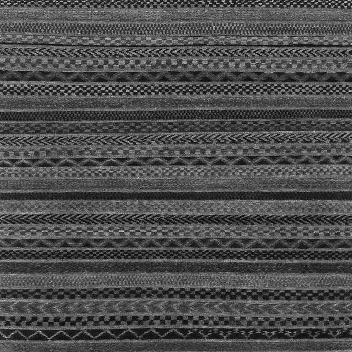 Square Machine Washable Oriental Gray Modern Rug, wshabs2244gry