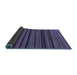 Sideview of Oriental Blue Modern Rug, abs2244blu