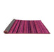 Sideview of Oriental Pink Modern Rug, abs2244pnk