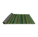 Sideview of Oriental Turquoise Modern Rug, abs2244turq