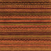 Square Oriental Orange Modern Rug, abs2244org