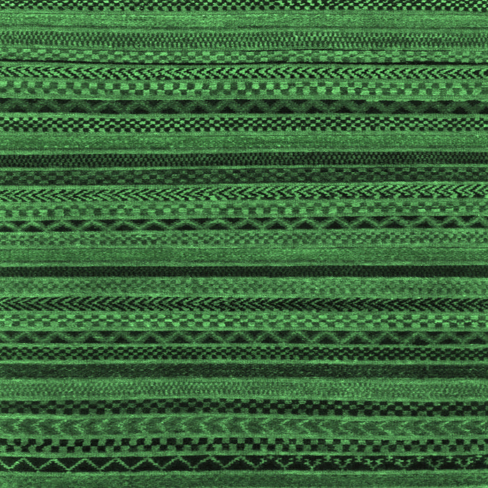 Square Oriental Emerald Green Modern Rug, abs2244emgrn