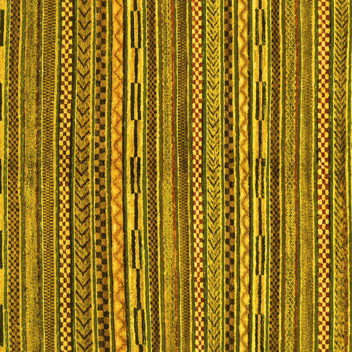 Square Oriental Yellow Modern Rug, abs2245yw