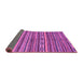 Sideview of Oriental Purple Modern Rug, abs2245pur