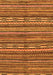 Machine Washable Oriental Orange Modern Area Rugs, wshabs2245org